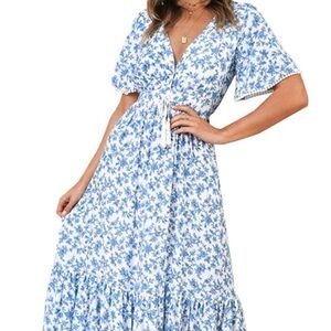 #BumpFriendly #GrandMillenial  maxi dress